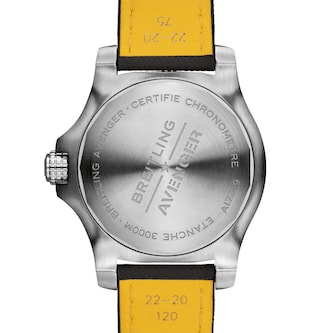 Breitling Avenger Automatic 45 Seawolf Stainless Steel Leather Strap Watch Breitling Avenger Automatic 45 Seawolf Stainless Steel Leather Strap Watch