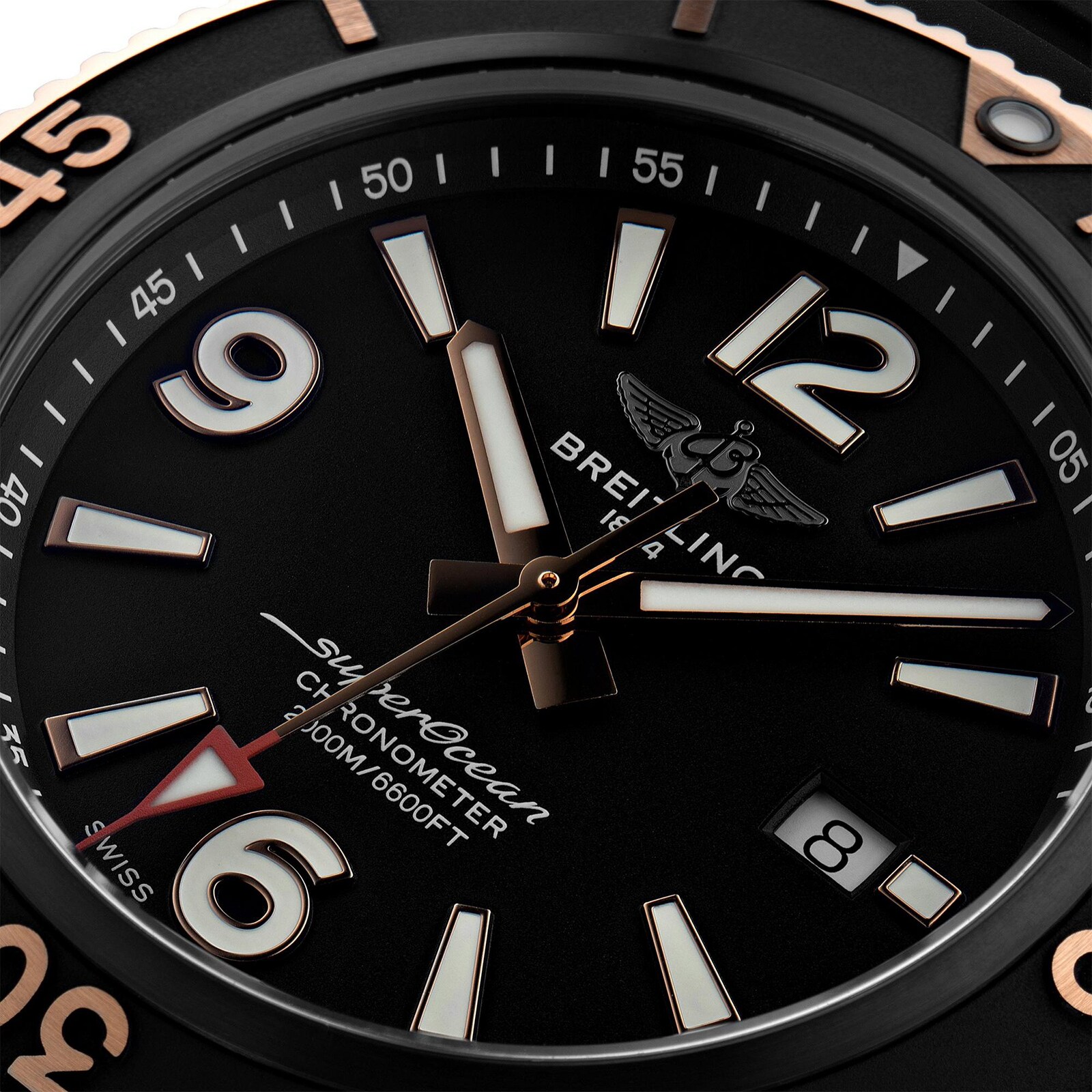 Superocean Automatic 46 Black Steel Watch