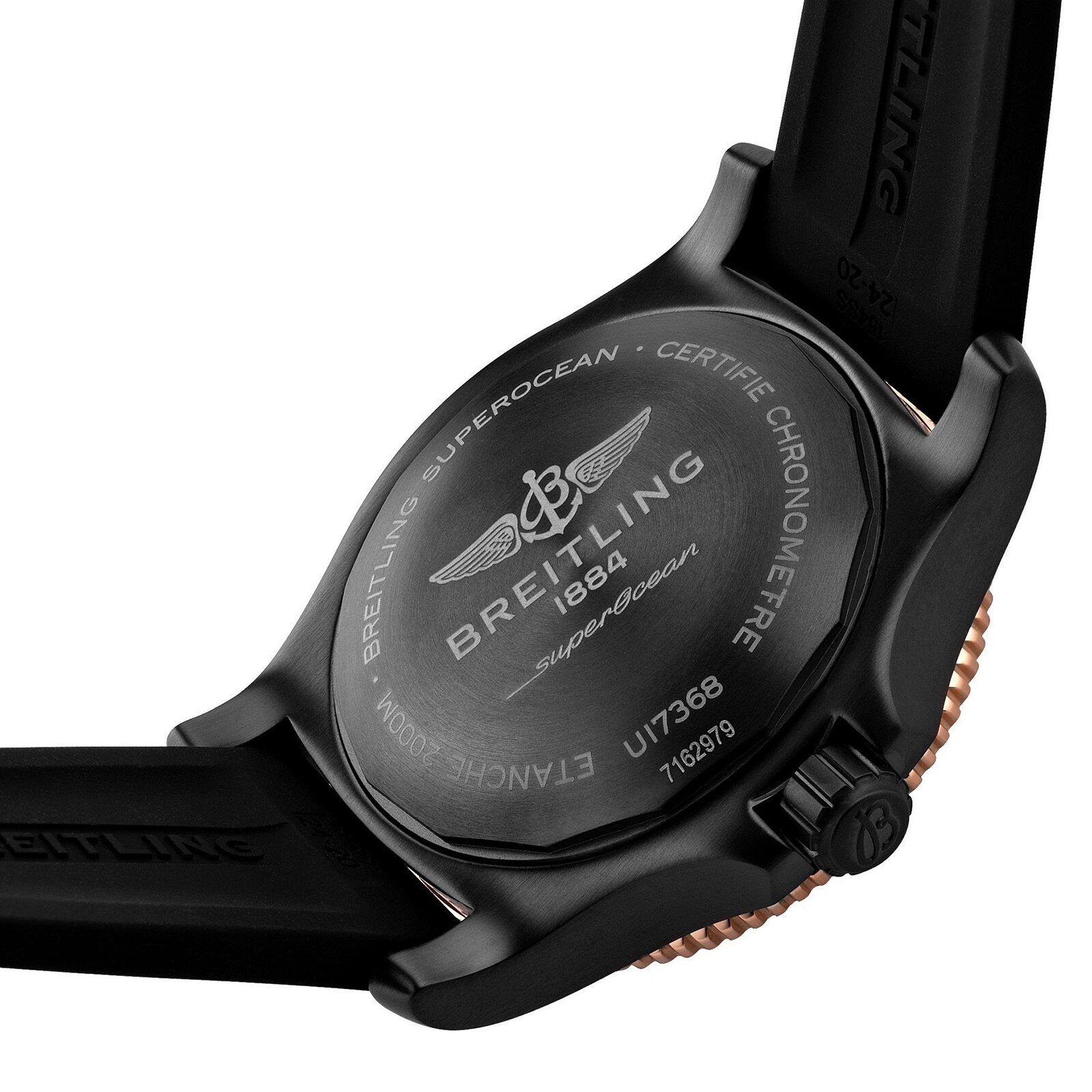 Superocean black steel discount 46