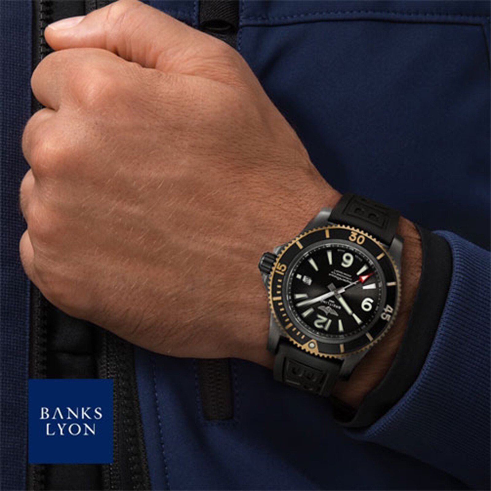Breitling Superocean Automatic 46 Black Steel