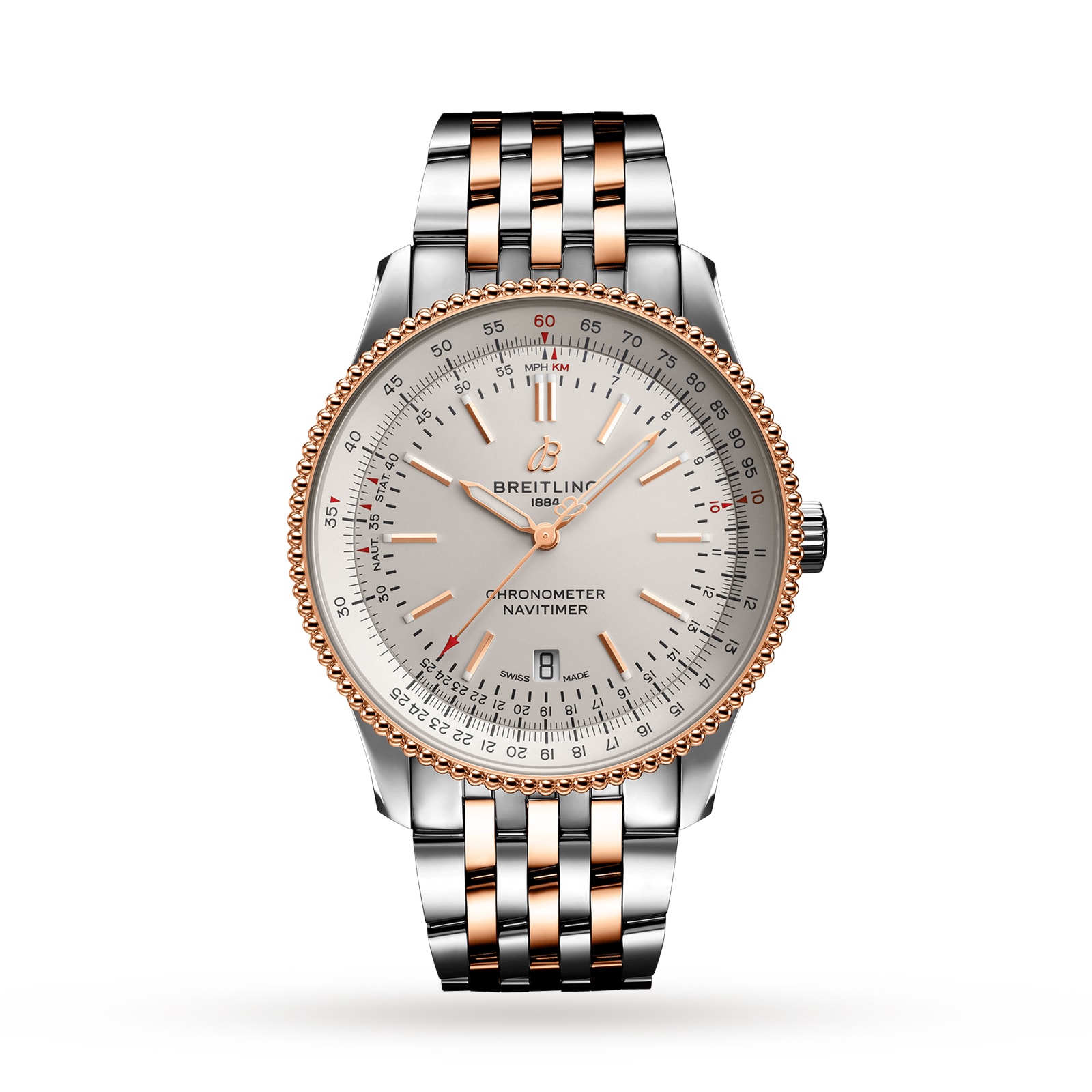 Breitling Navitimer Automatic 41 Stainless Steel & 18k Red Gold Watch