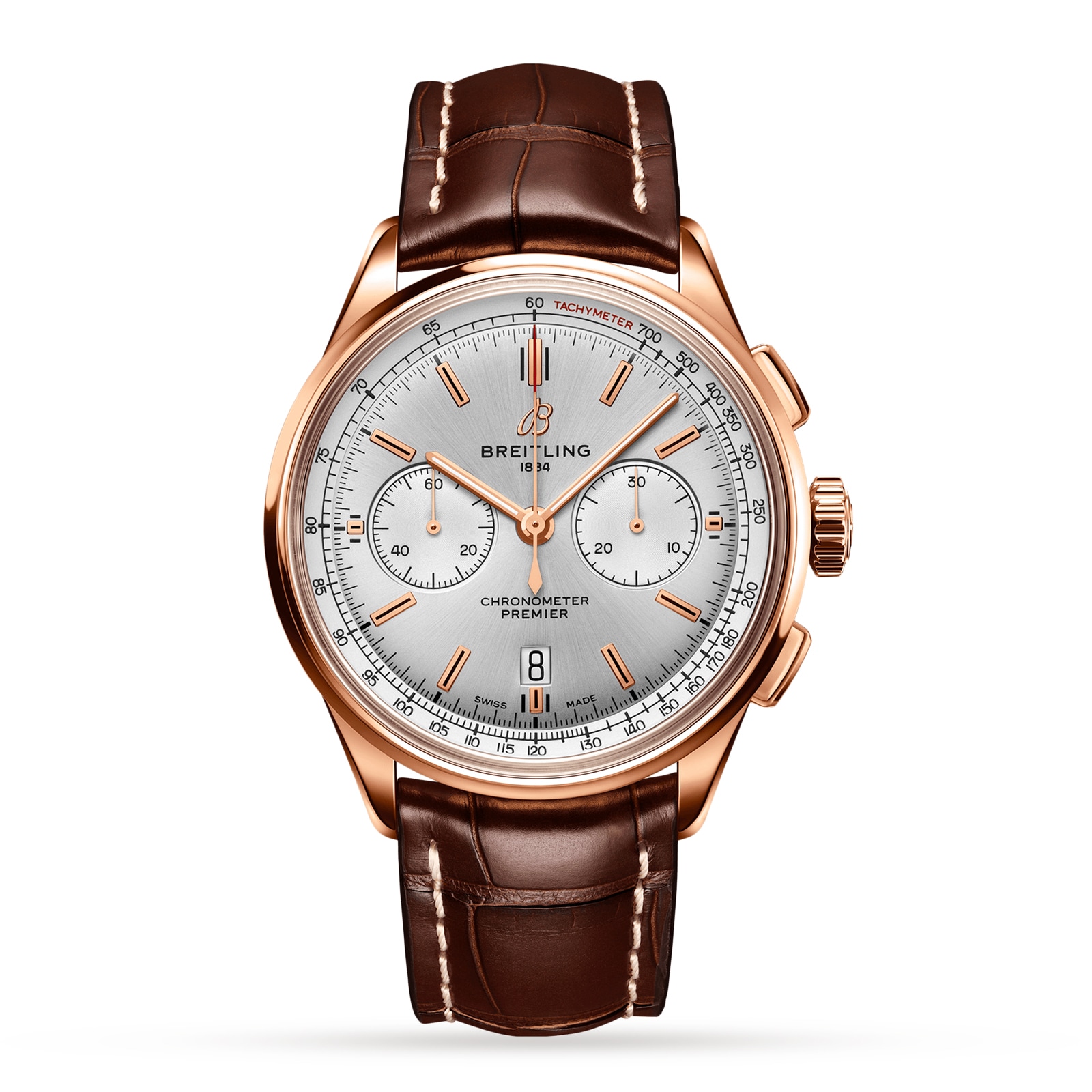 Premier B01 Chronograph 42 18ct Red Gold Watch