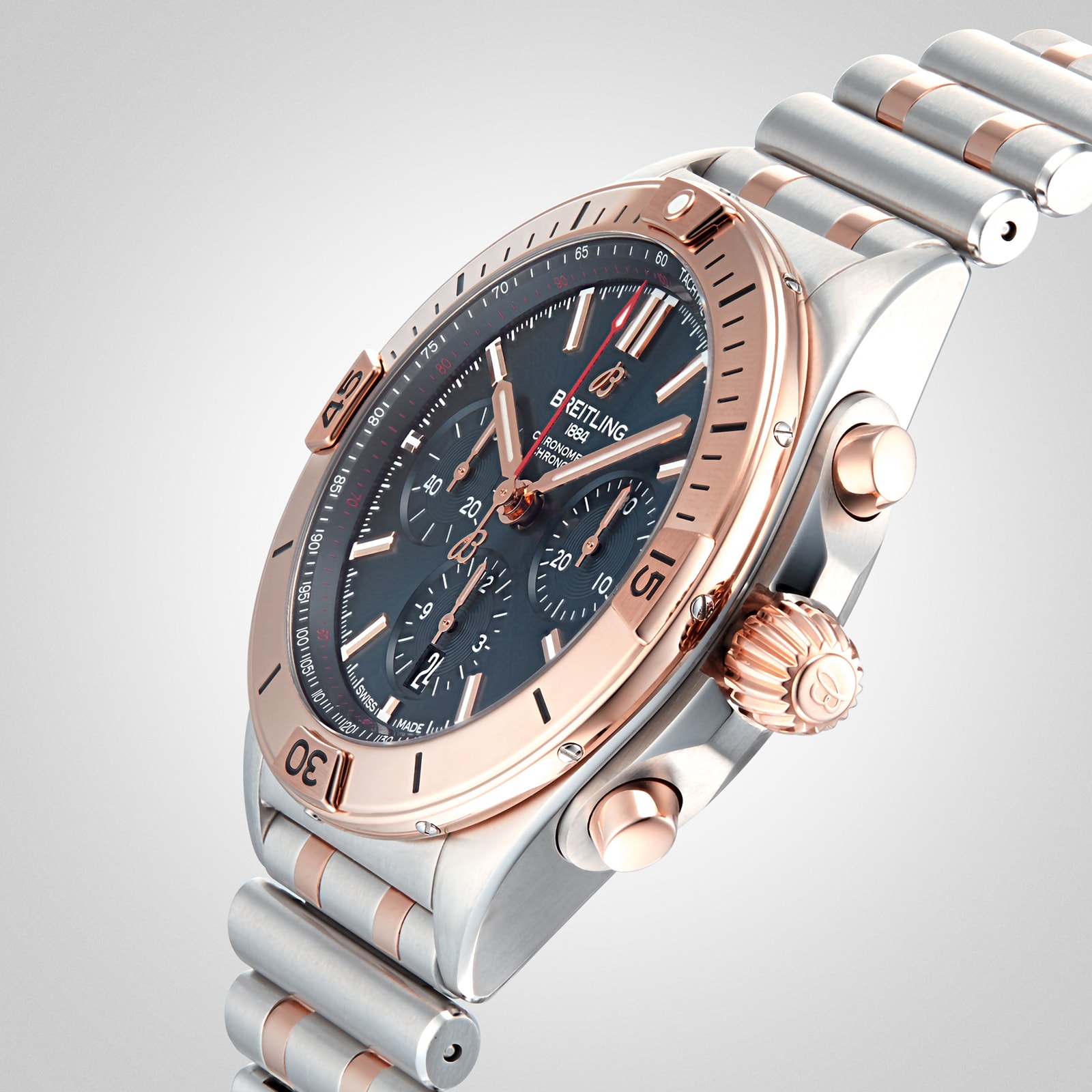 Breitling Chronomat B01 42 Stainless Steel & 18k Red Gold Watch