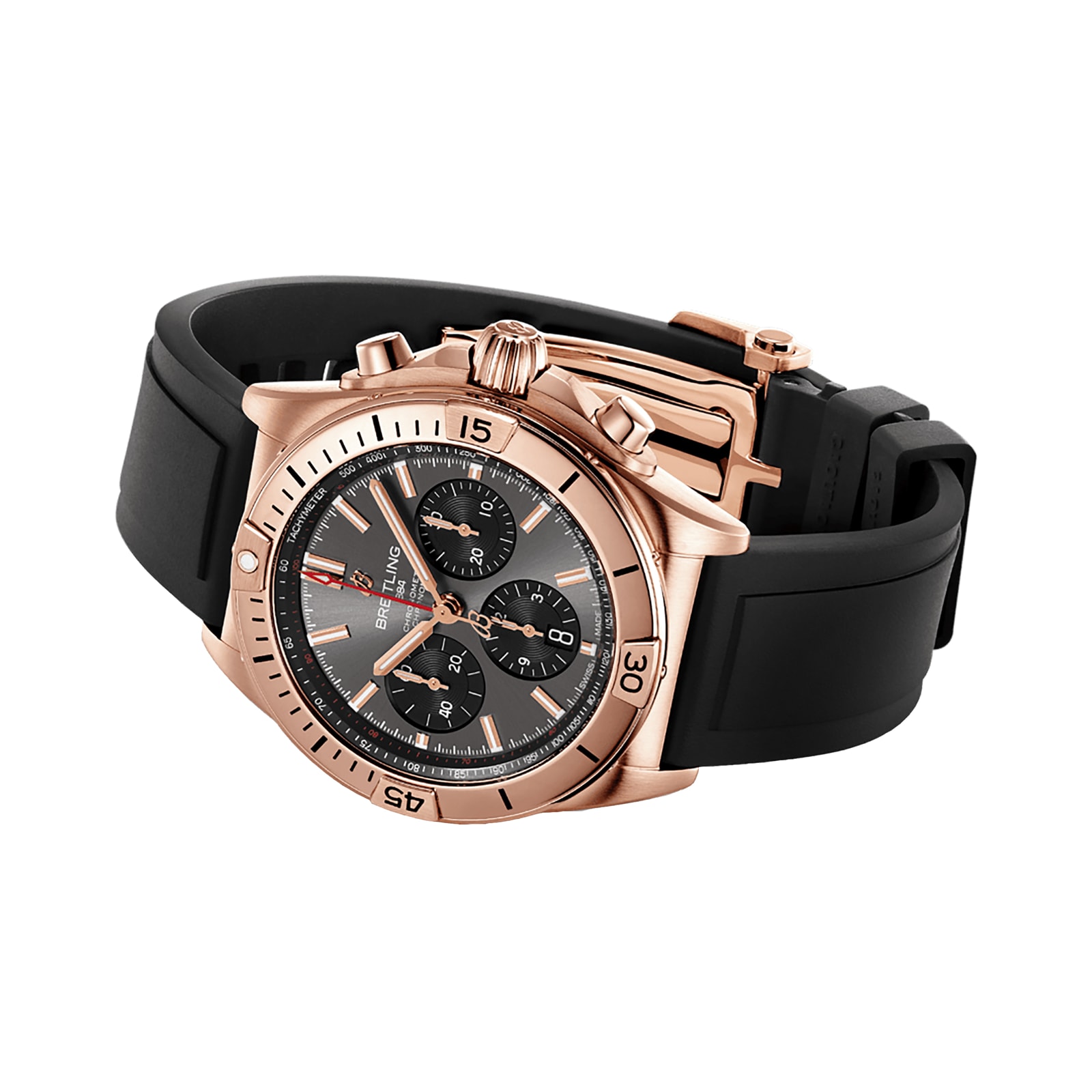 Breitling Chronomat B01 42 18k Red Gold Watch