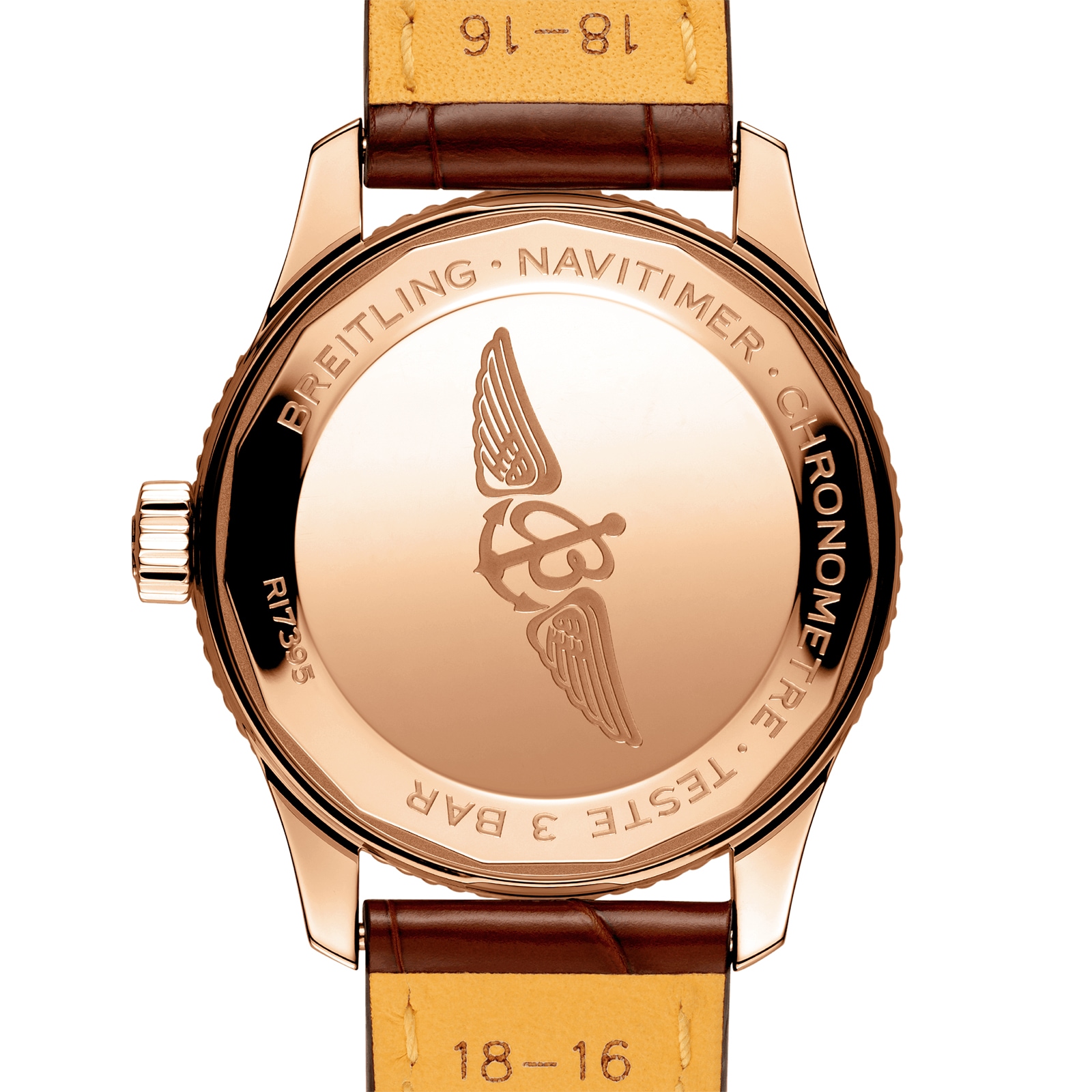 Breitling Navitimer Automatic 35 18k Red Gold - Mother of Pearl Watch