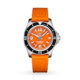 Breitling Superocean Automatic 36 Stainless Steel Orange Watch