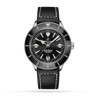 Breitling Superocean Heritage '57 Stainless Steel 42 Leather Strap Watch Breitling Superocean Heritage '57 Stainless Steel 42 Leather Strap Watch