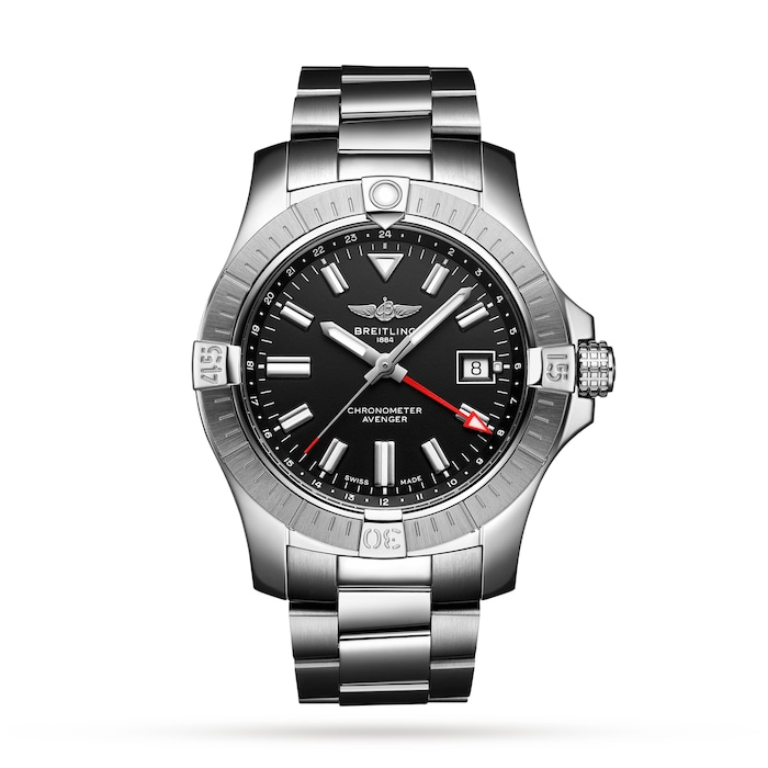 Breitling Avenger Automatic GMT 43 Stainless Steel Watch