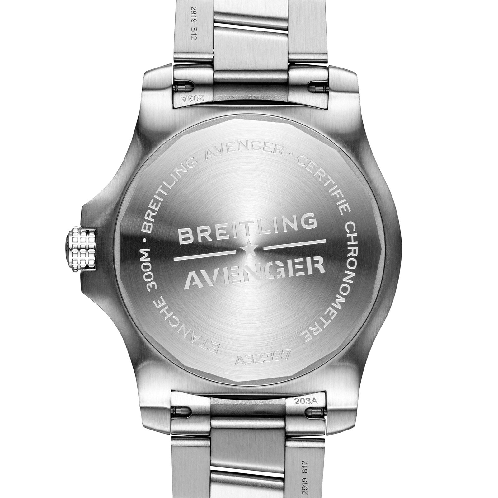 Breitling Avenger Automatic GMT 43 Stainless Steel Watch Breitling Avenger Automatic GMT 43 Stainless Steel Watch
