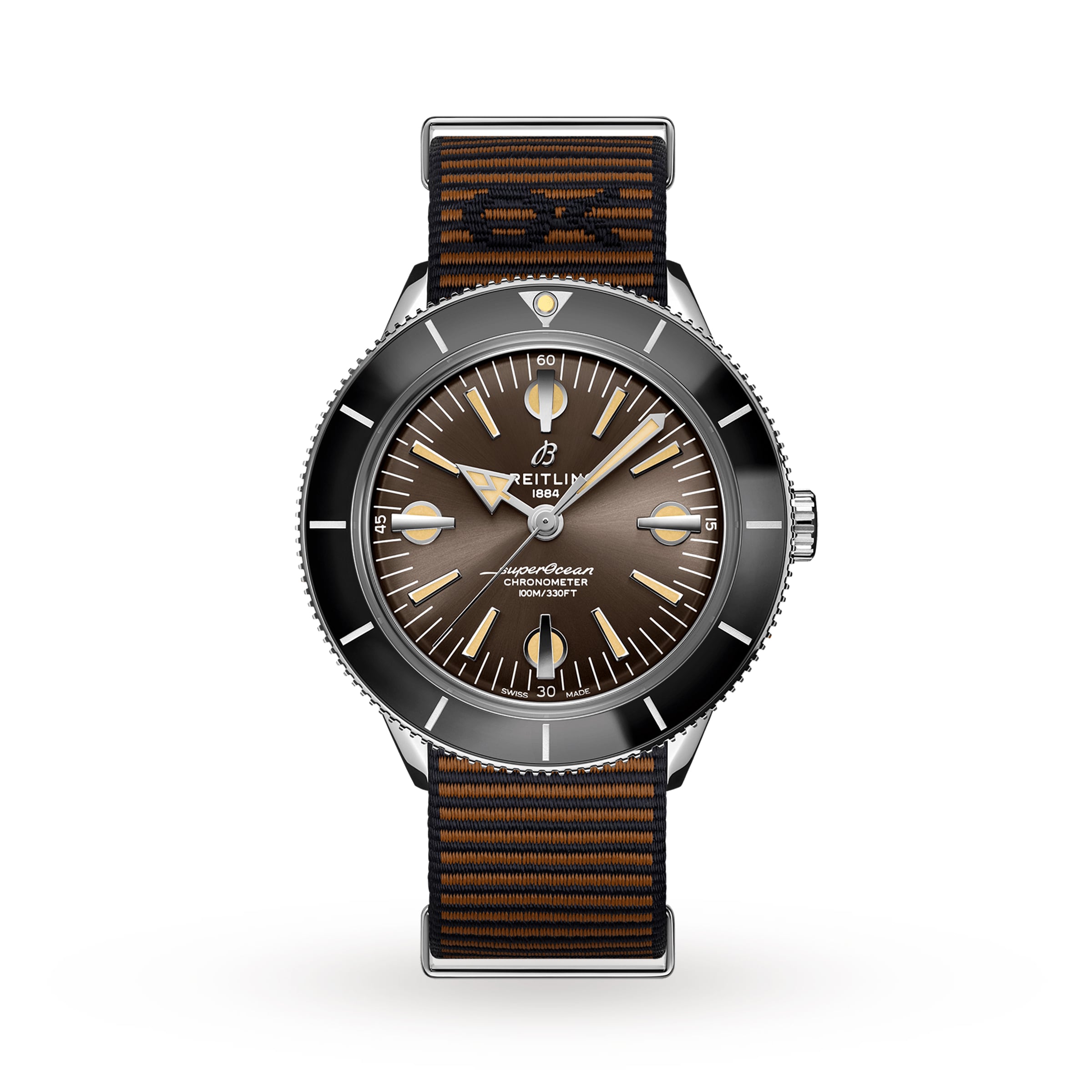 Superocean Heritage '57 Outerknown 42mm Mens Watch Brown