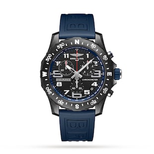 Breitling Endurance Pro 44mm Mens Watch Navy Rubber