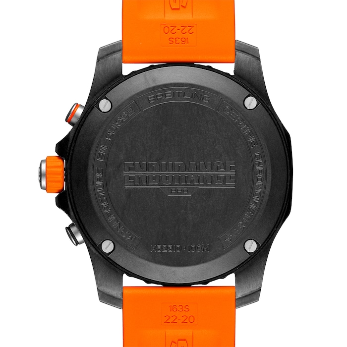 Breitling Endurance Pro 44mm Mens Watch Orange
