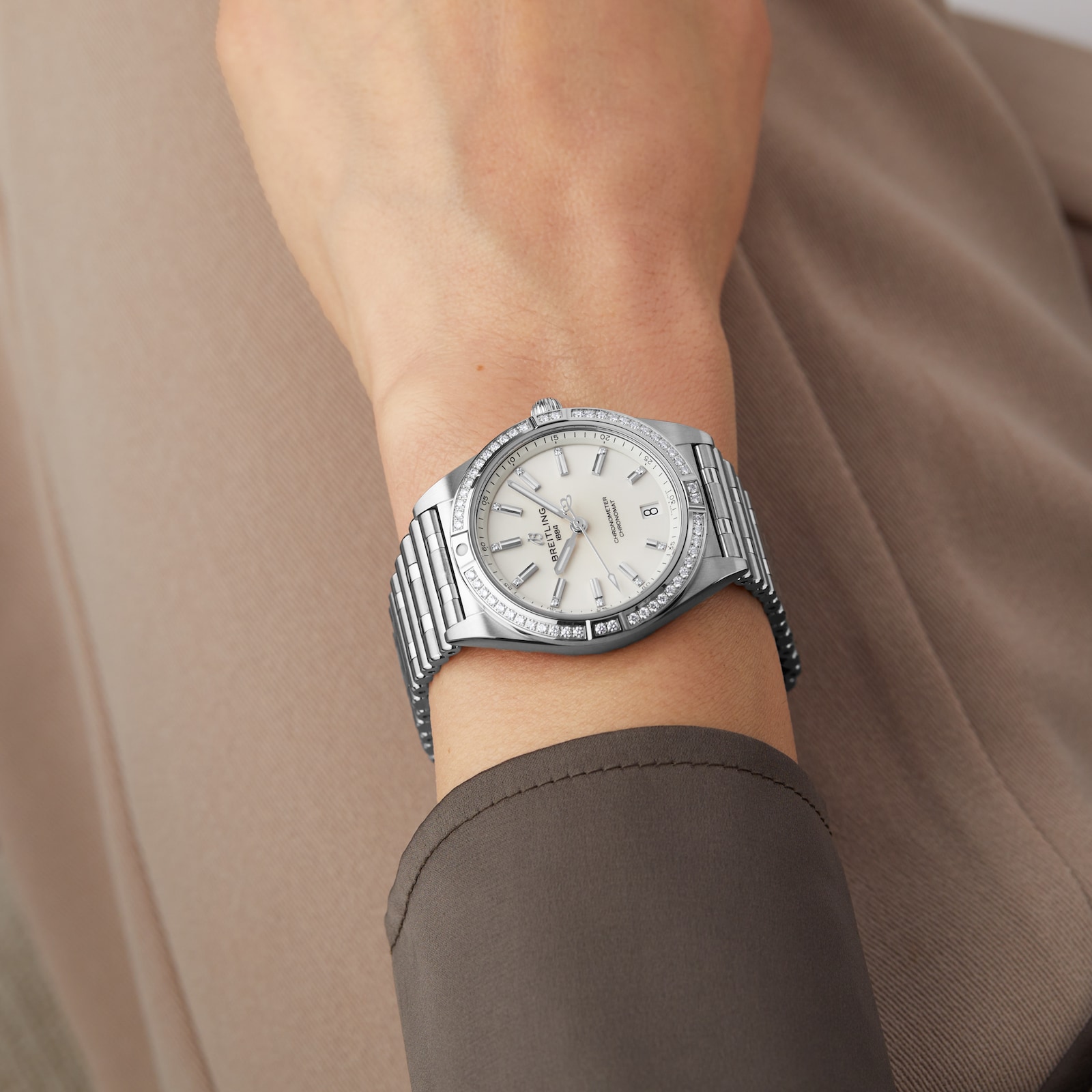 Breitling Chronomat Automatic 36 Stainless Steel (gem-set) Watch