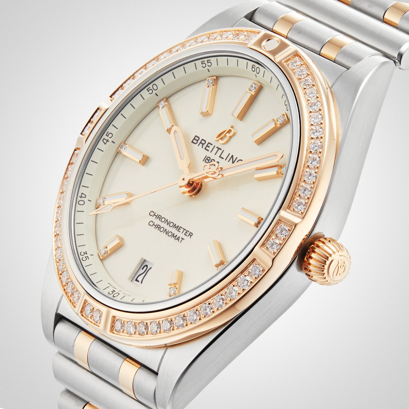 Breitling Chronomat Automatic 36 Stainless Steel & 18k Red Gold Watch