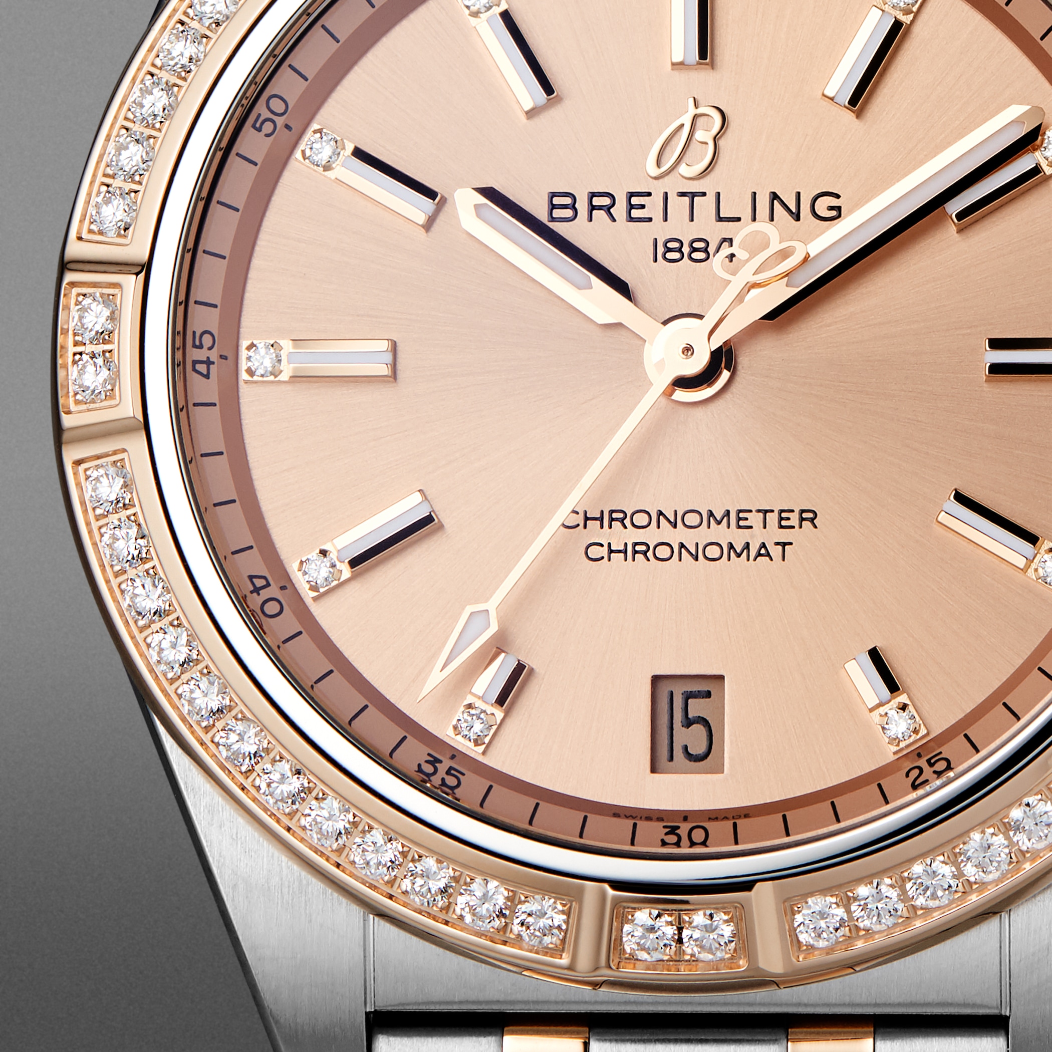 Breitling Chronomat Automatic 36 Stainless Steel & 18k Red Gold Watch