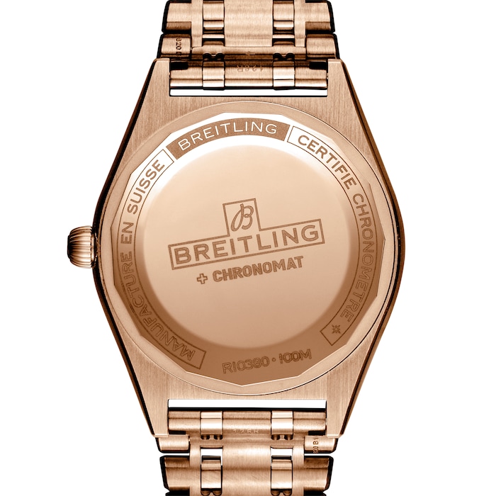 Breitling Chronomat Automatic 36 18k Red Gold Watch