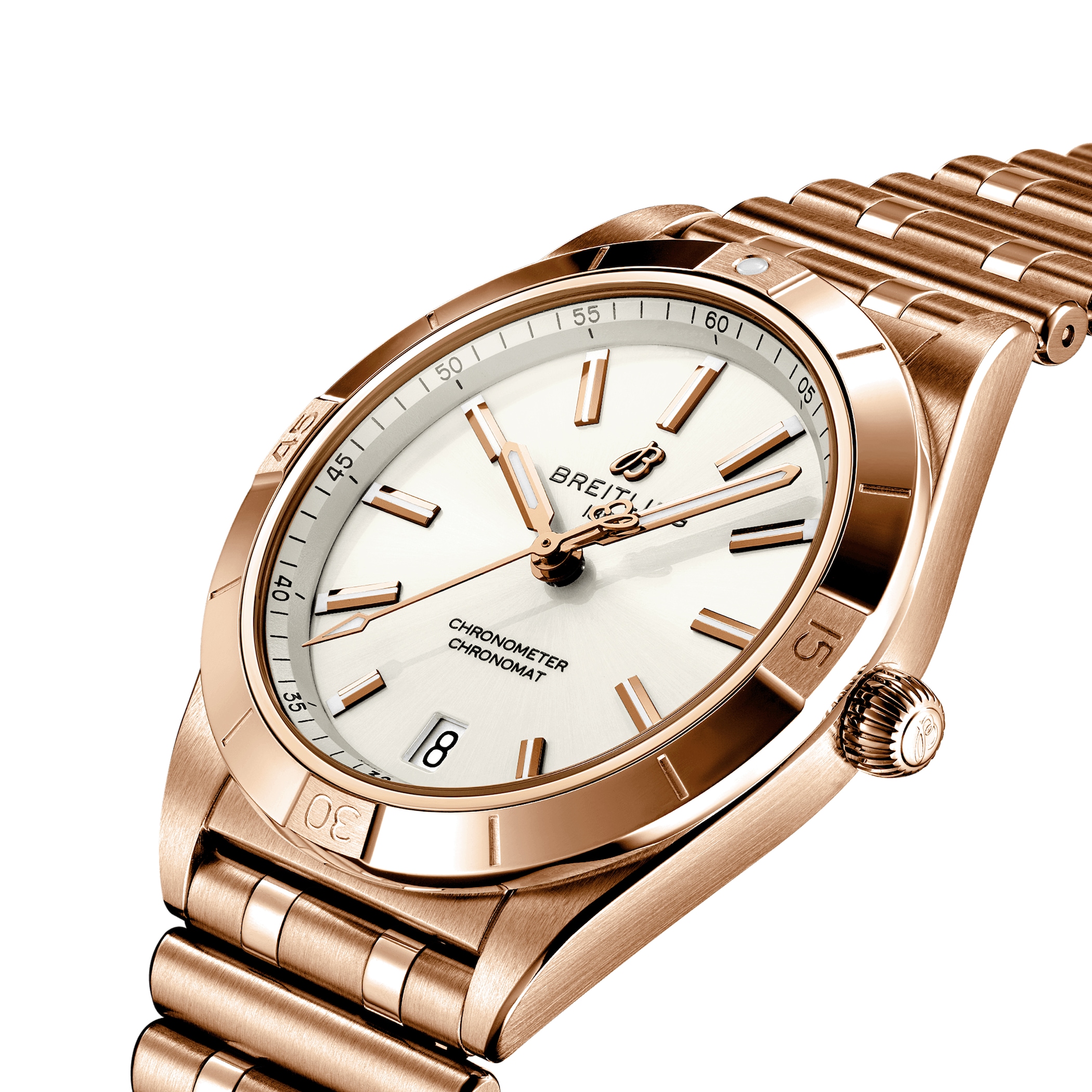 Breitling Chronomat Automatic 36 18k Red Gold Watch Breitling Chronomat Automatic 36 18k Red Gold Watch