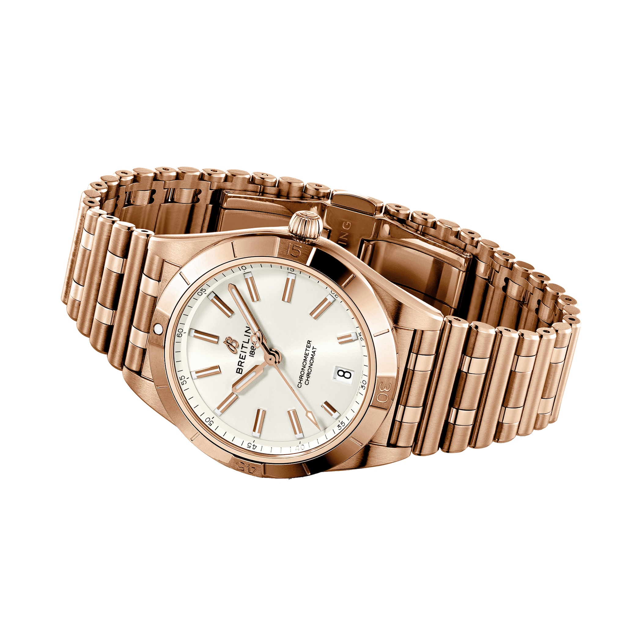 Breitling Chronomat Automatic 36 18k Red Gold Watch Breitling Chronomat Automatic 36 18k Red Gold Watch