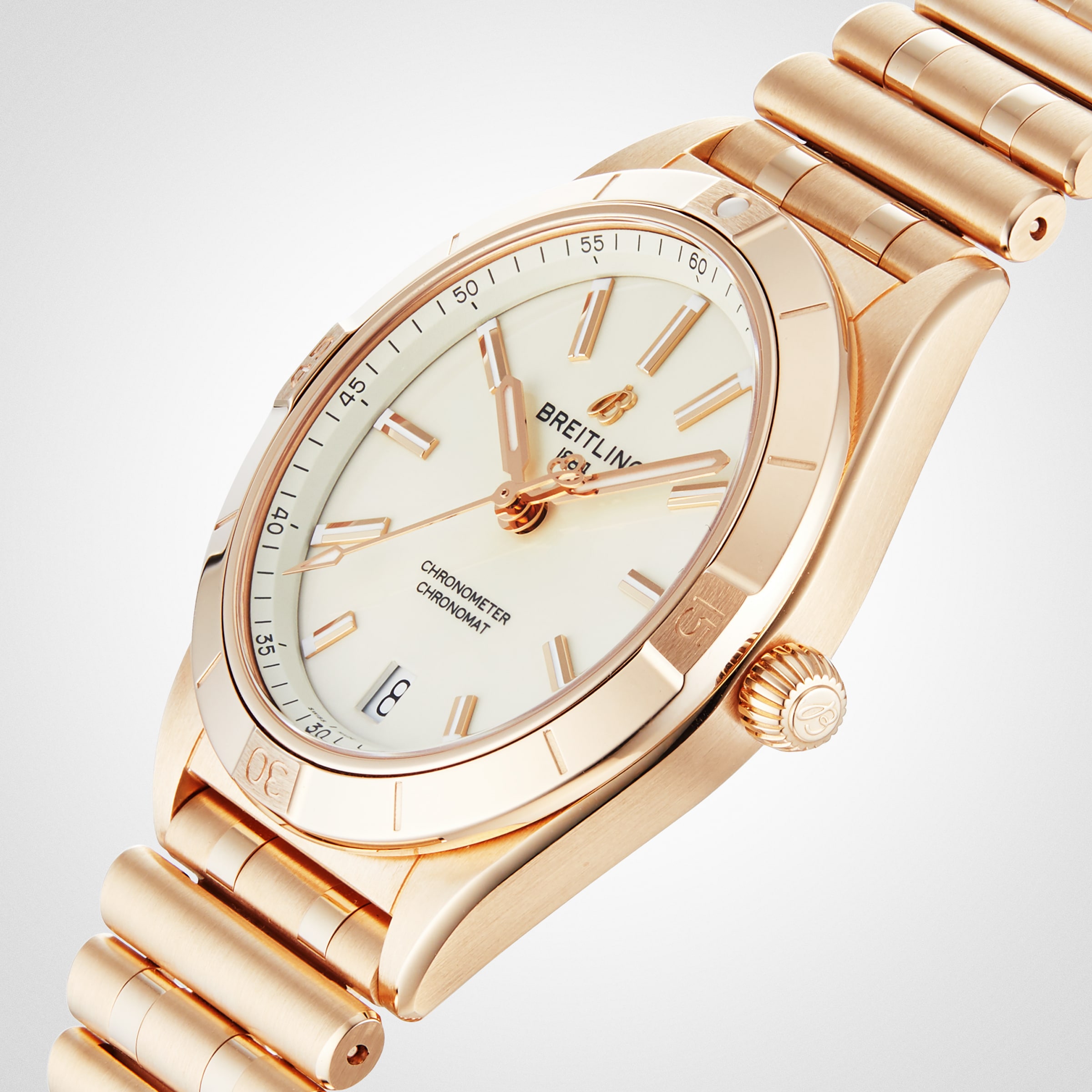 Rose gold 2025 breitling women's watches