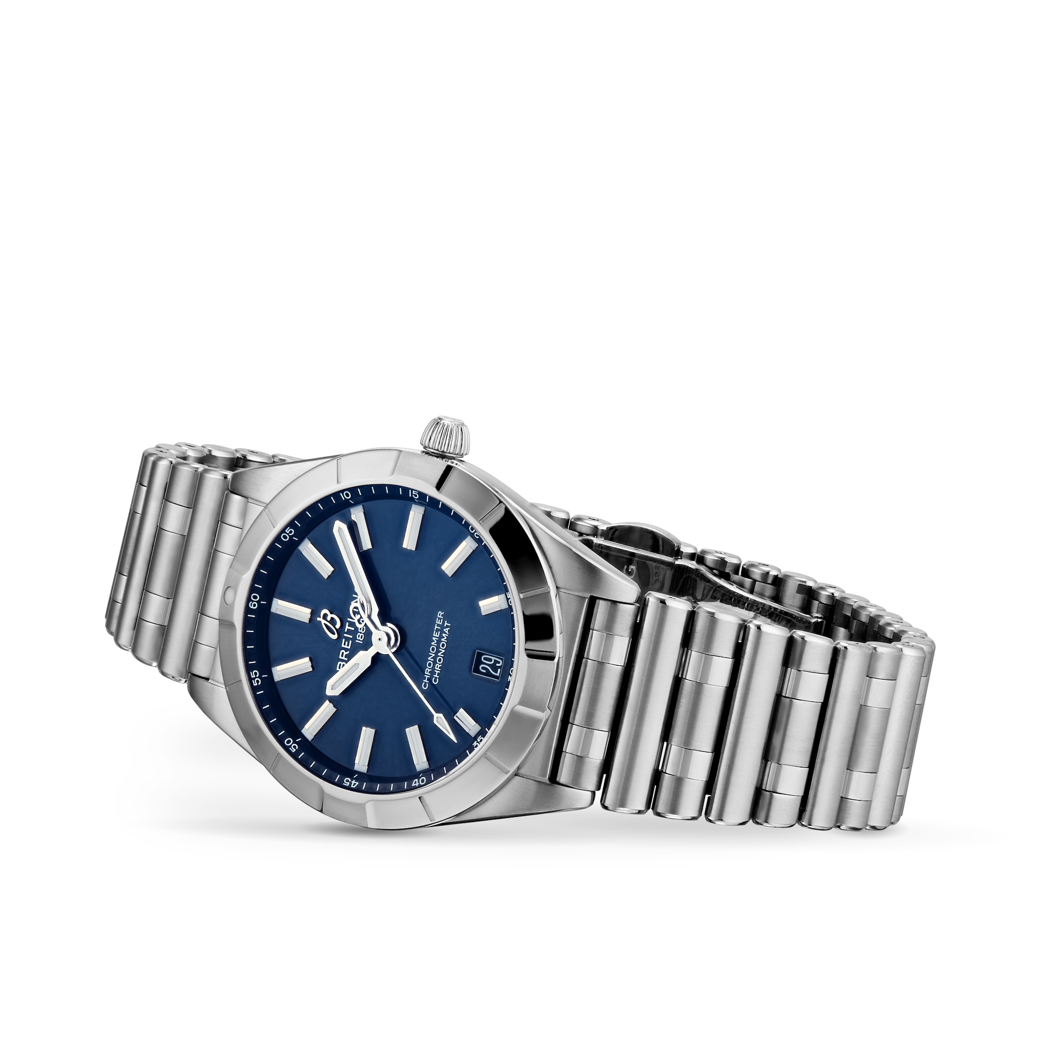 Breitling Chronomat 32 Stainless Steel - Blue Watch Breitling Chronomat 32 Stainless Steel - Blue Watch