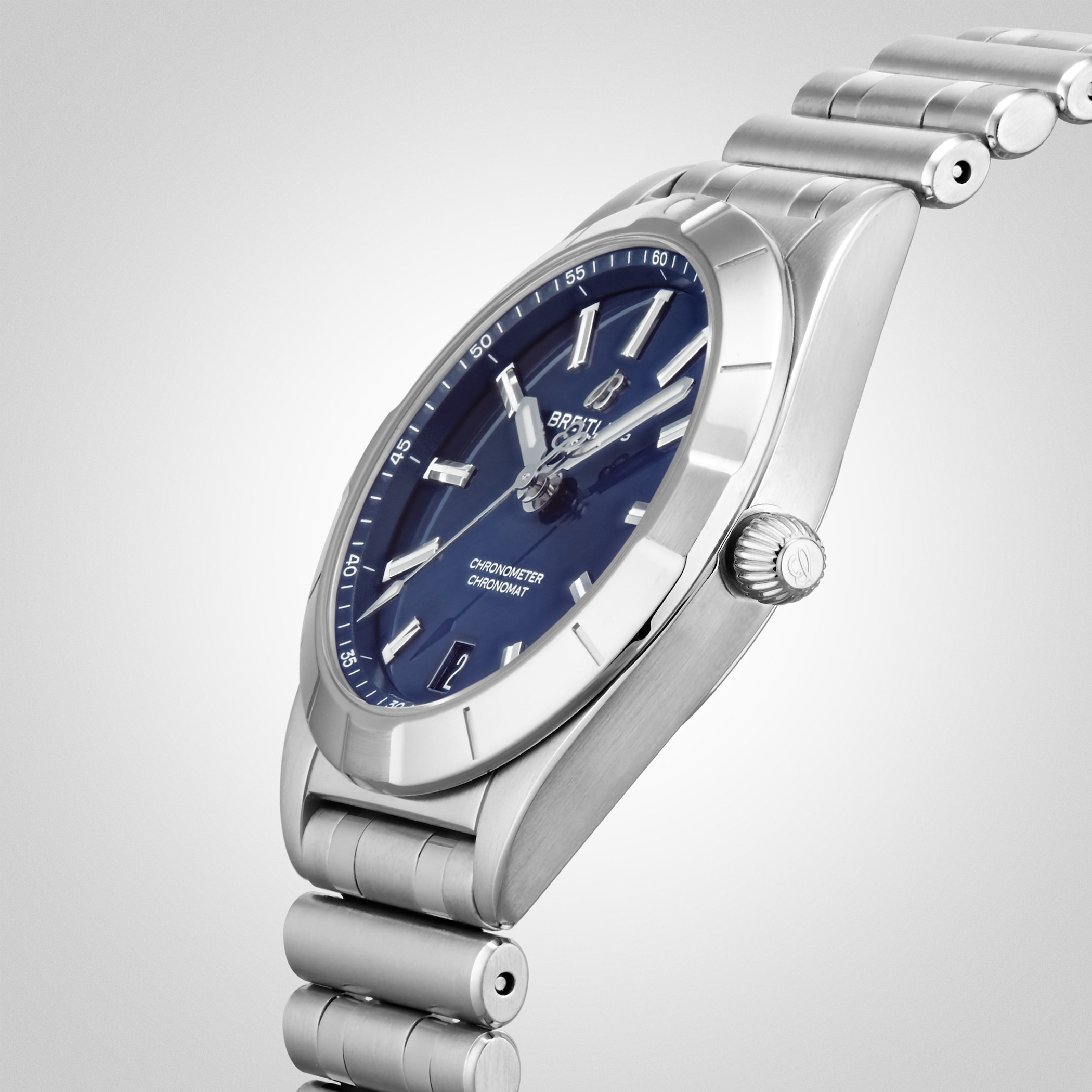 Breitling Chronomat 32 Stainless Steel - Blue Watch Breitling Chronomat 32 Stainless Steel - Blue Watch