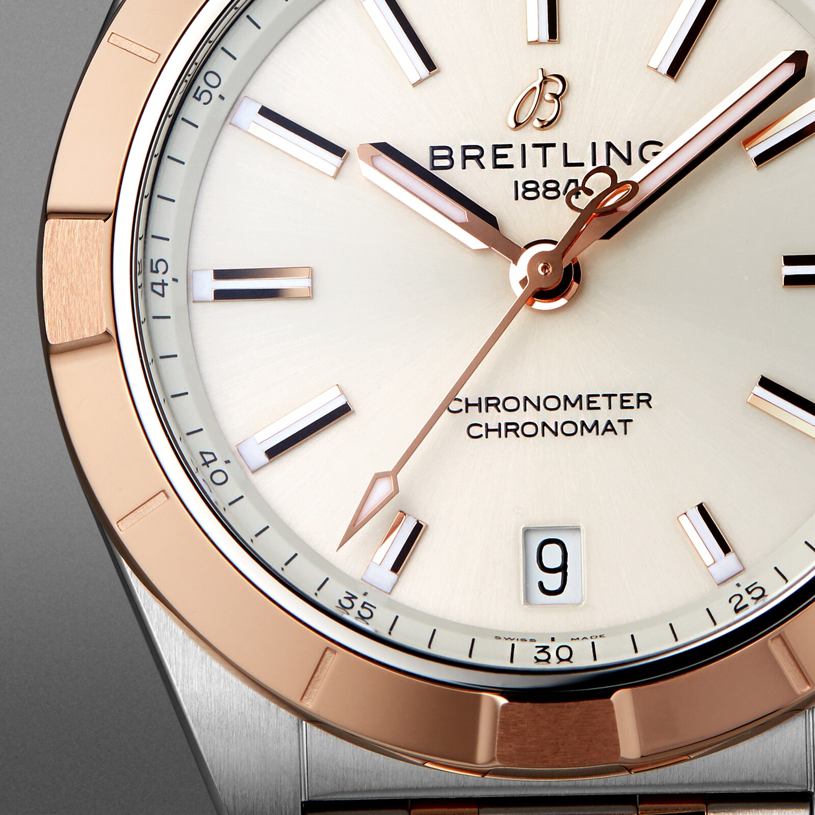 Breitling Chronomat 32 Stainless Steel & 18k Red Gold Watch
