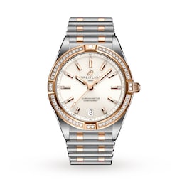 17531913 - Chronomat 32 Stainless Steel & 18k Red Gold (gem-set) Watch