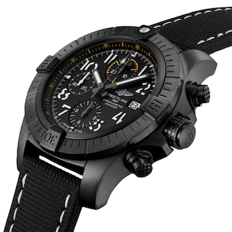 Breitling Avenger Chronograph Night Mission 45mm Mens Watch Black Breitling Avenger Chronograph Night Mission 45mm Mens Watch Black