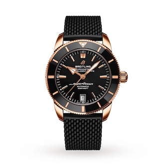 Breitling Superocean Heritage B20 Automatic 42 18k Red Gold Rubber Strap Watch Breitling Superocean Heritage B20 Automatic 42 18k Red Gold Rubber Strap Watch