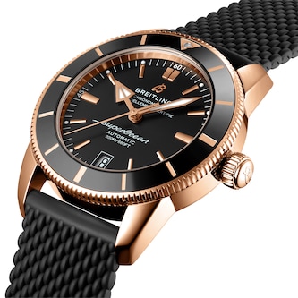 Breitling Superocean Heritage B20 Automatic 42 18k Red Gold Rubber Strap Watch Breitling Superocean Heritage B20 Automatic 42 18k Red Gold Rubber Strap Watch