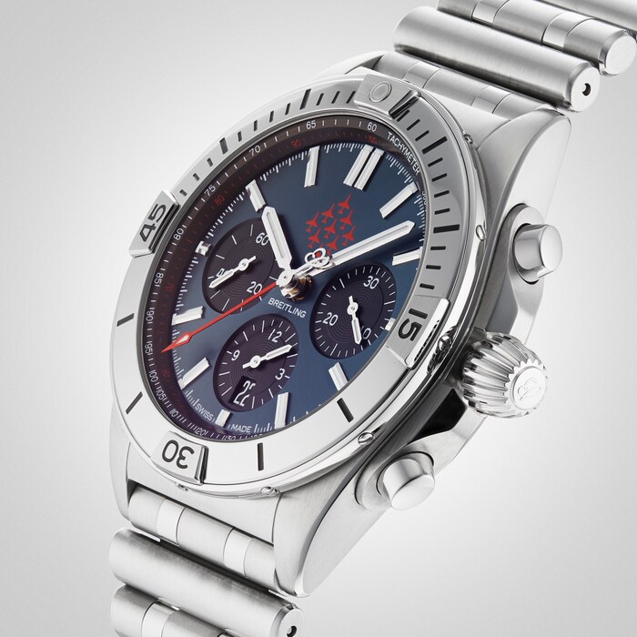 Breitling Red Arrows Chronomat 42mm Mens Watch AB01347A1C1A1 Limited Edition - Free watch roll to commemorate the release