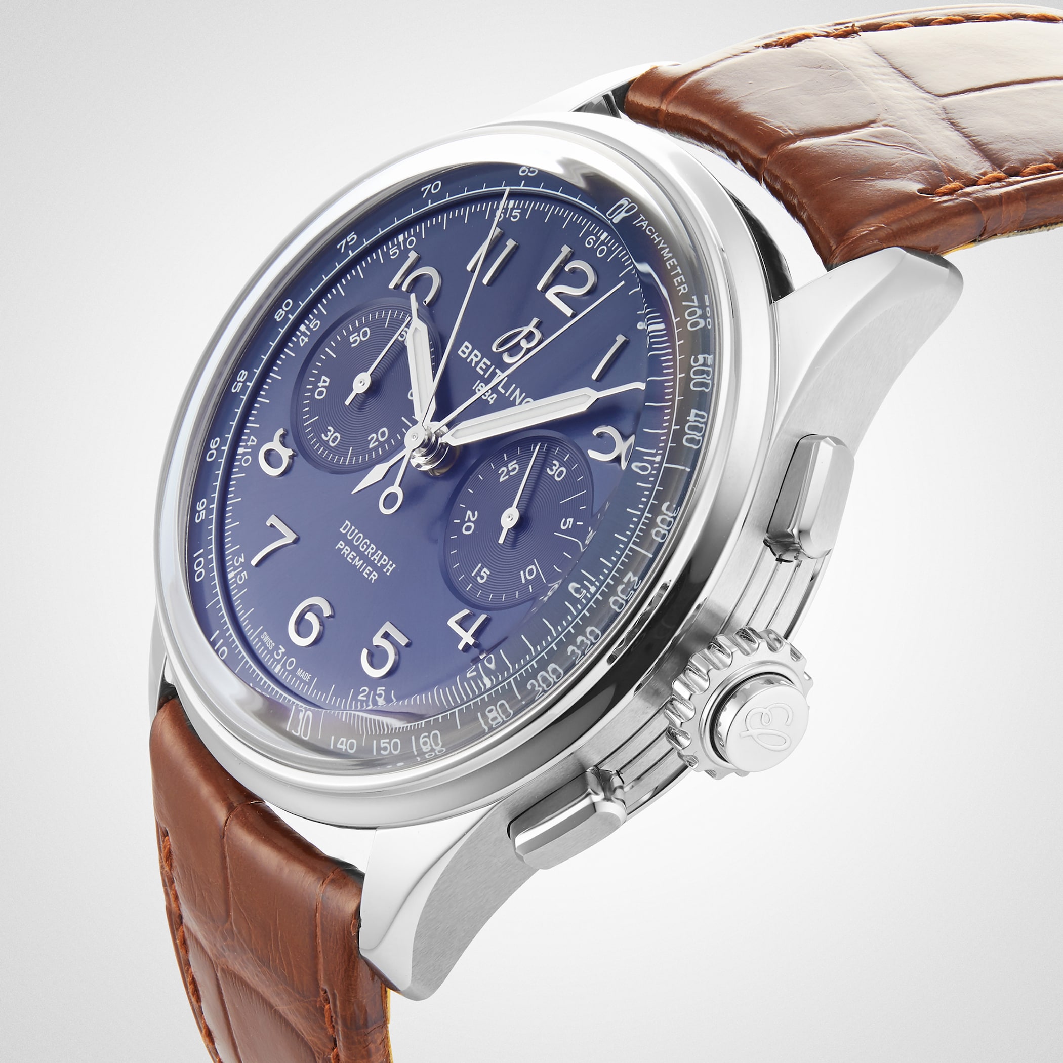 Breitling Premier B15 Duograph 42 Leather Strap Watch Breitling Premier B15 Duograph 42 Leather Strap Watch