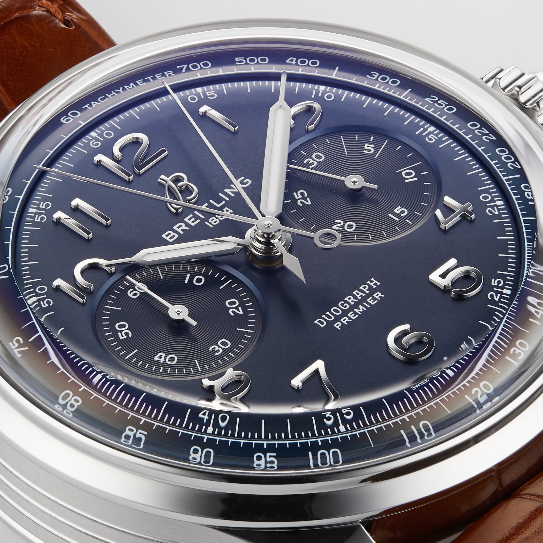 Breitling Premier B15 Duograph 42 Leather Strap Watch Breitling Premier B15 Duograph 42 Leather Strap Watch