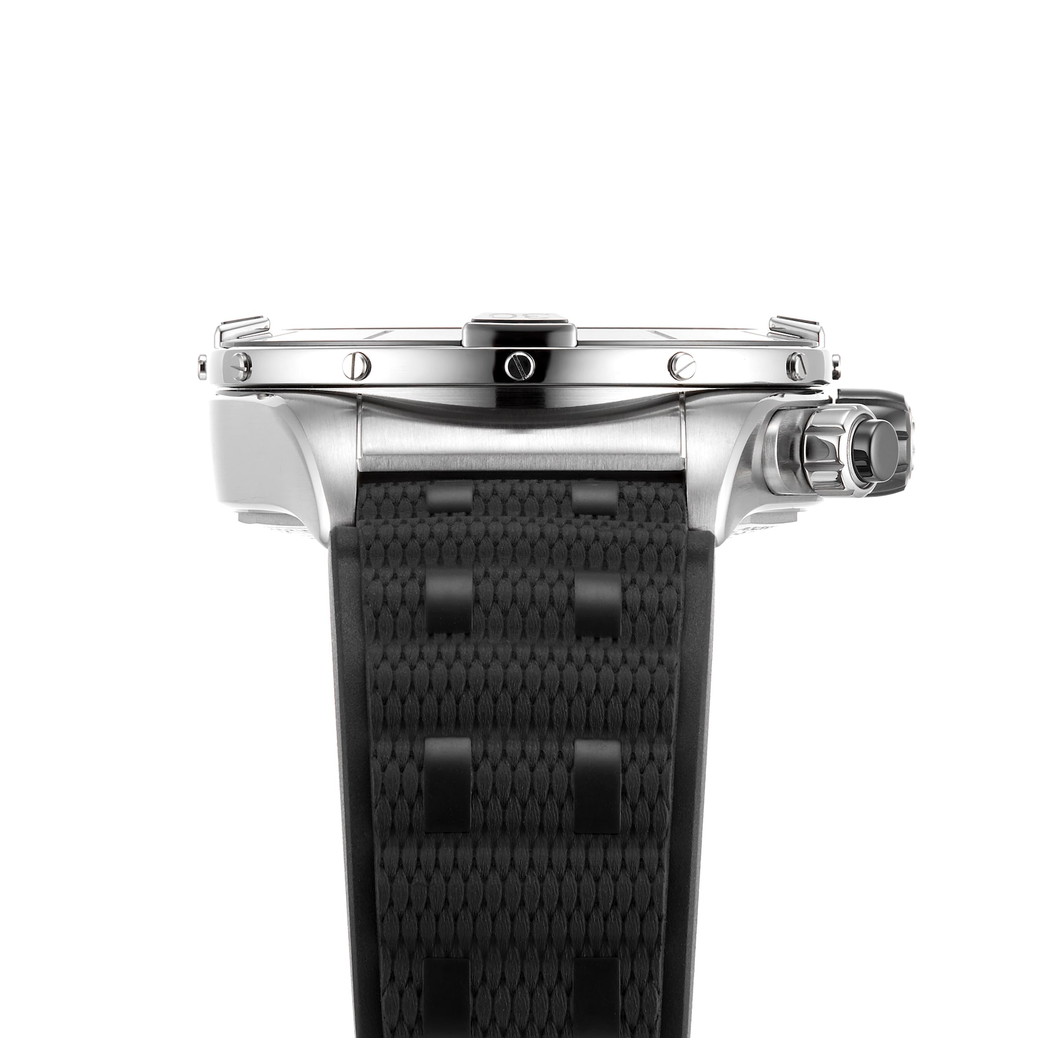 Breitling Super Chronomat B01 44 Stainless Steel Rubber Strap Watch Breitling Super Chronomat B01 44 Stainless Steel Rubber Strap Watch