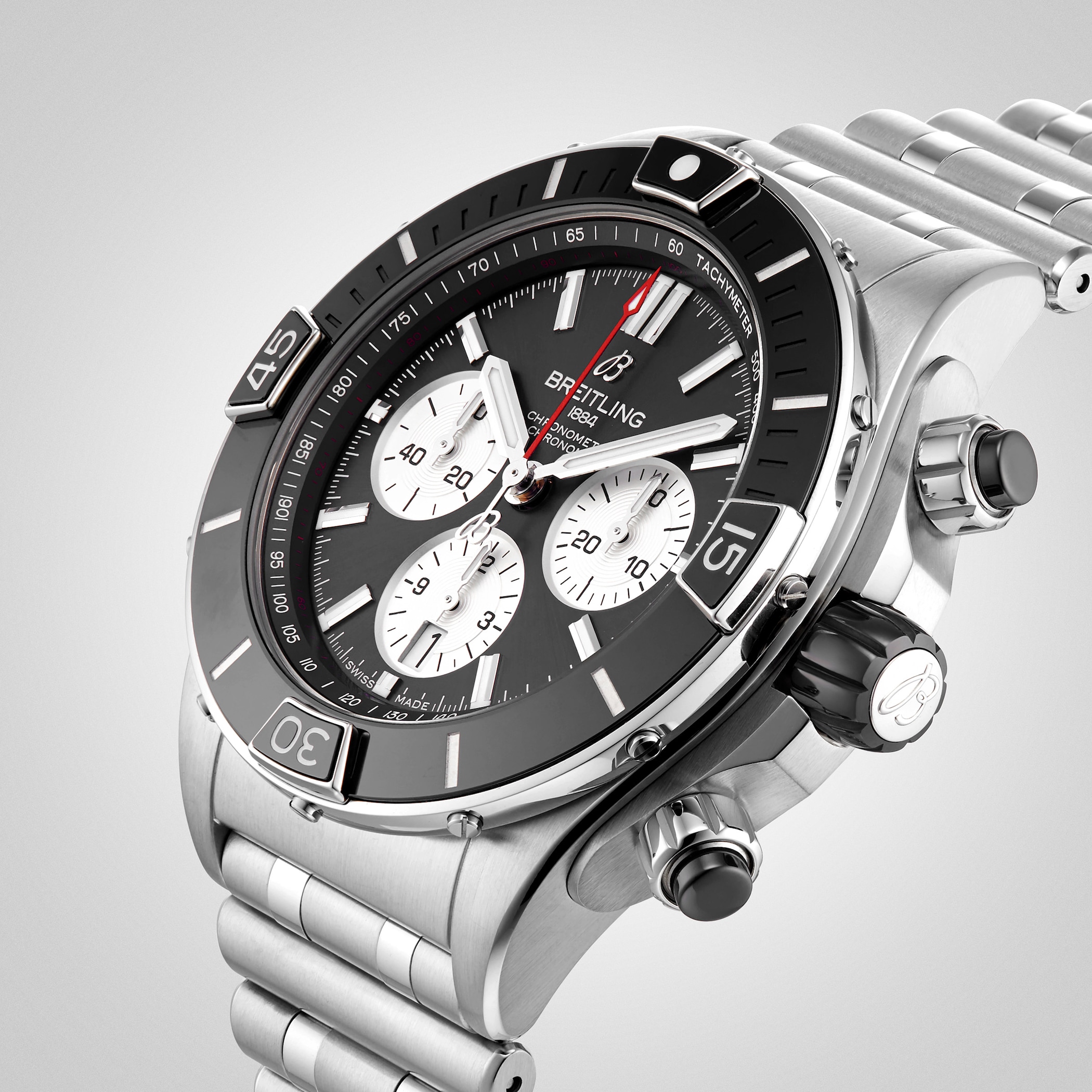Breitling Super Chronomat B01 44 Stainless Steel Watch Breitling Super Chronomat B01 44 Stainless Steel Watch