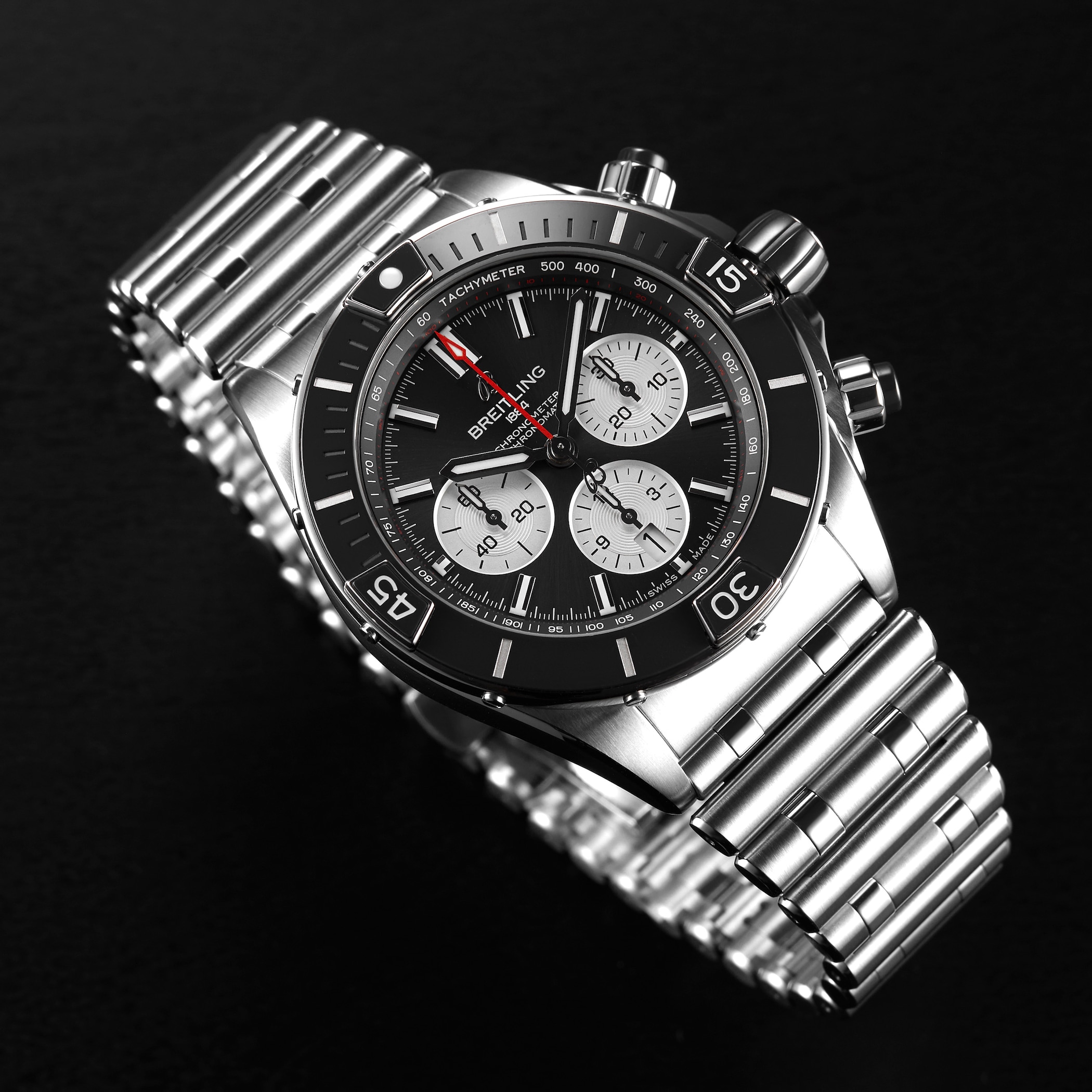 Breitling Super Chronomat B01 44 Stainless Steel Watch Breitling Super Chronomat B01 44 Stainless Steel Watch