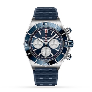 Breitling Super Chronomat B01 44 Rubber Strap Watch