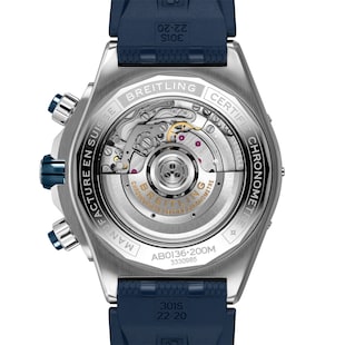Breitling Super Chronomat B01 44 Rubber Strap Watch
