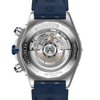 Breitling Super Chronomat B01 44 Rubber Strap Watch Breitling Super Chronomat B01 44 Rubber Strap Watch