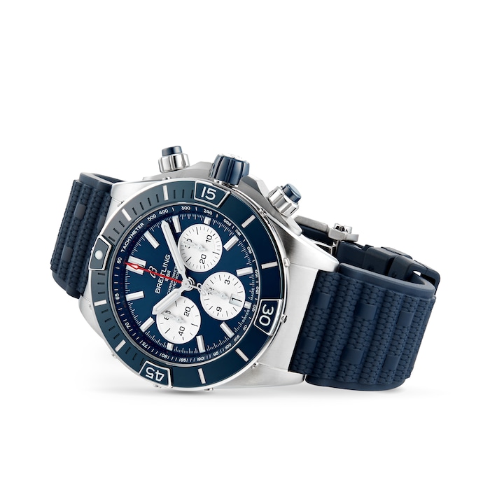 Breitling Super Chronomat B01 44 Rubber Strap Watch