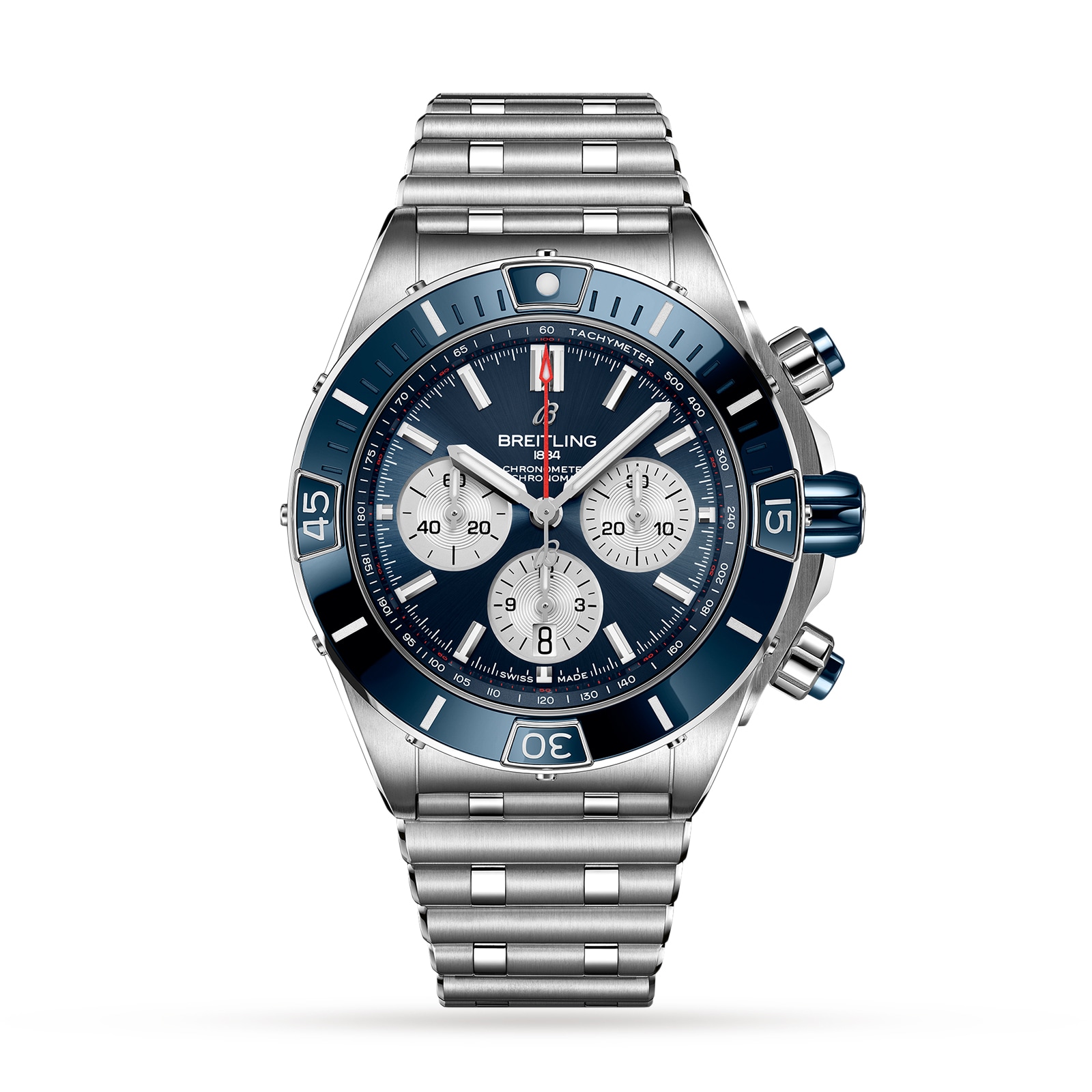 Breitling Super Chronomat B01 44 Stainless Steel Watch Breitling Super Chronomat B01 44 Stainless Steel Watch