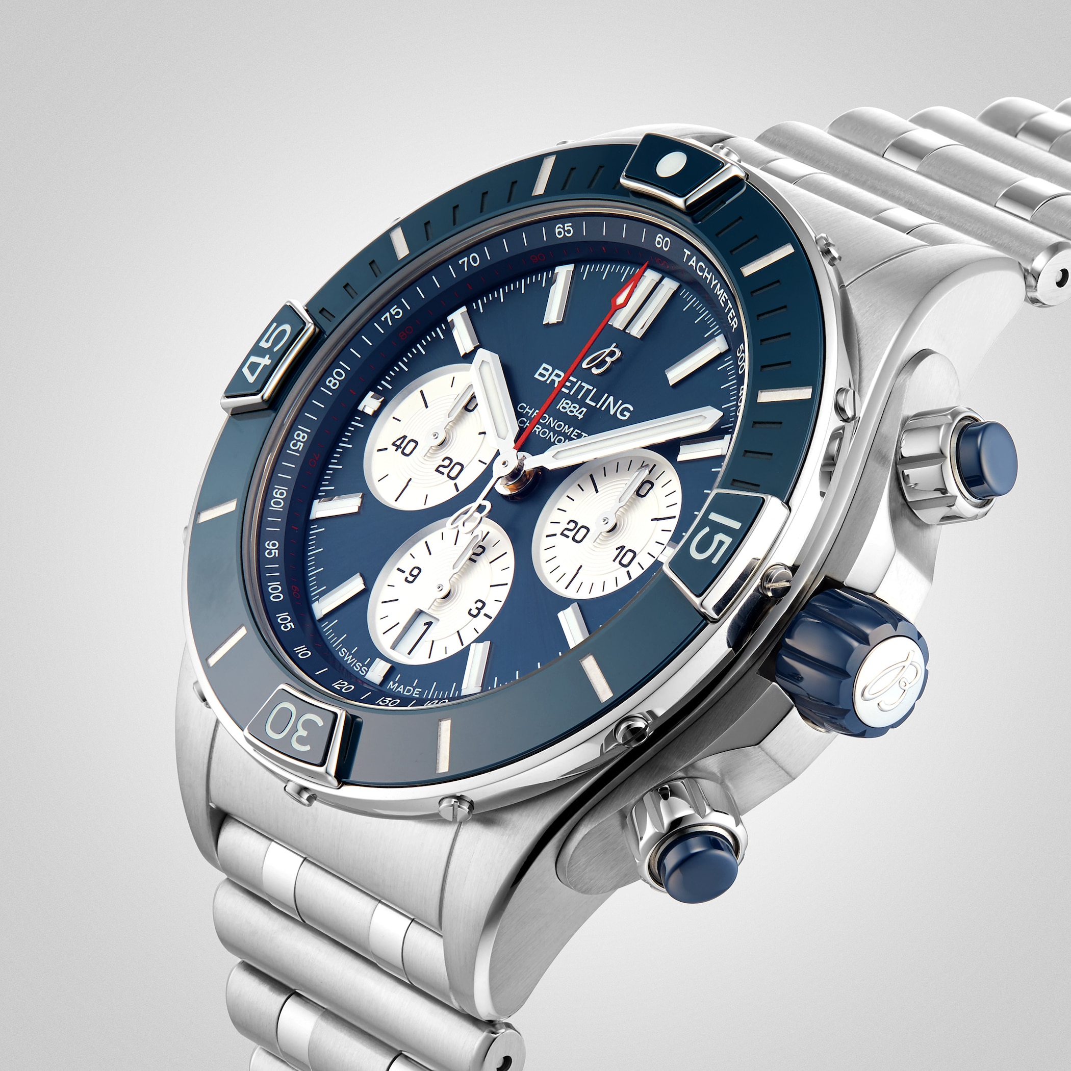 Breitling Super Chronomat B01 44 Stainless Steel Watch Breitling Super Chronomat B01 44 Stainless Steel Watch