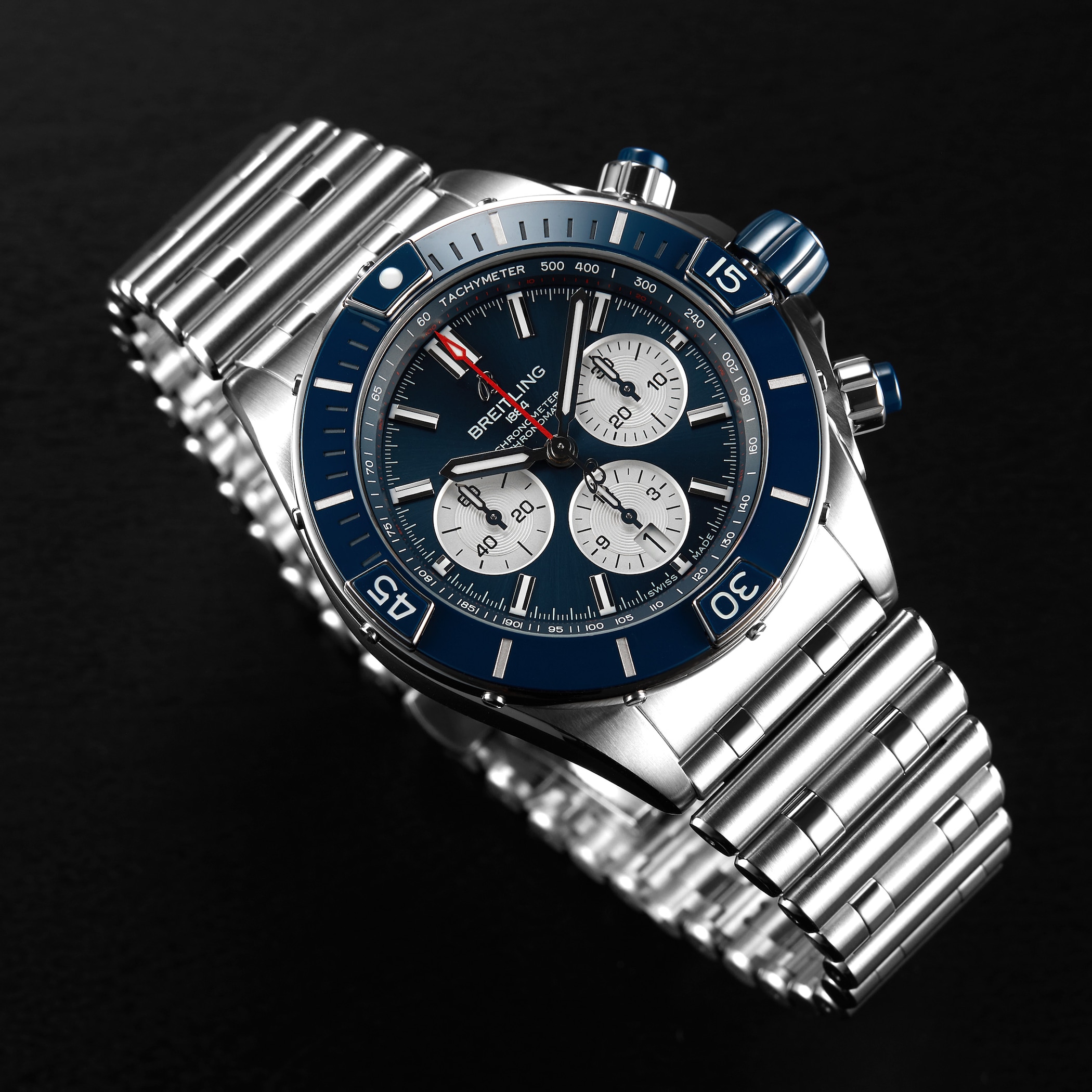 Breitling Super Chronomat B01 44 Stainless Steel Watch Breitling Super Chronomat B01 44 Stainless Steel Watch