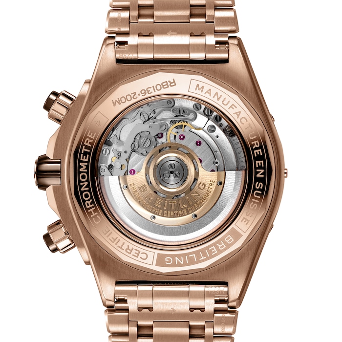 Breitling Super Chronomat B01 44 18k Red Gold Watch