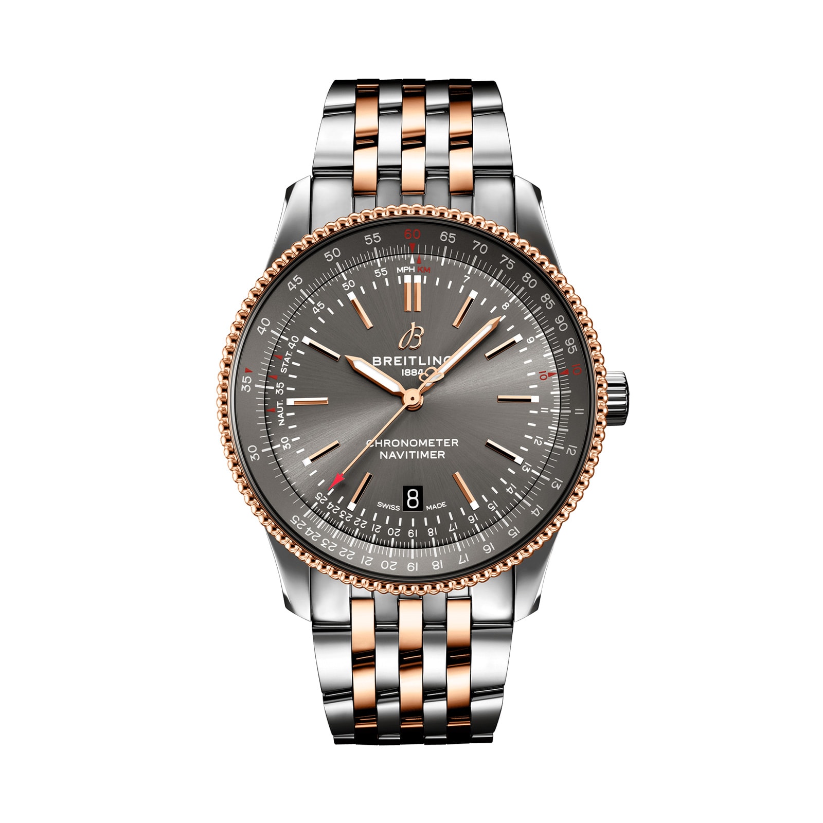 Breitling Navitimer Automatic 41 Anthracite Metal Bracelet Watch