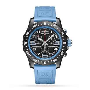 Breitling Endurance Pro 44mm Turquoise Rubber Strap Watch