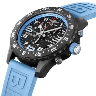 Breitling Endurance Pro 44mm Turquoise Rubber Strap Watch