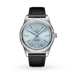 17531984 - Chronomat Automatic 36 Stainless Steel & 18k grey gold Rubber Strap - Ice Blue Watch