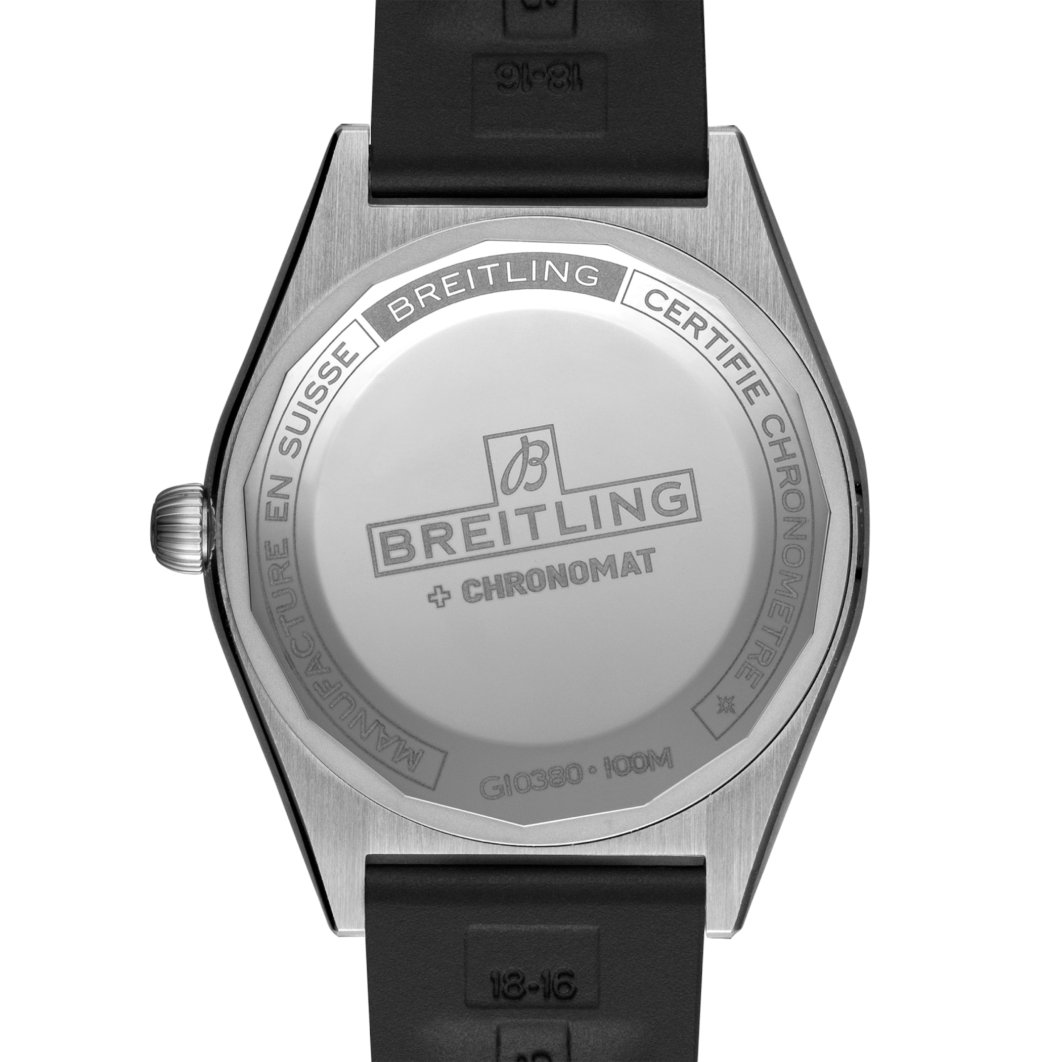 Breitling Chronomat Automatic 36 Stainless Steel & 18k grey gold Rubber Strap - Ice Blue Watch Breitling Chronomat Automatic 36 Stainless Steel & 18k grey gold Rubber Strap - Ice Blue Watch