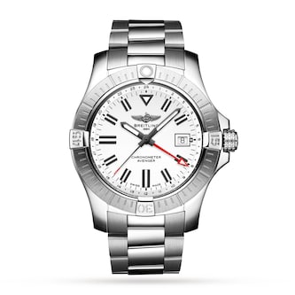 Breitling Avenger Automatic GMT 43 Stainless Steel Watch Breitling Avenger Automatic GMT 43 Stainless Steel Watch
